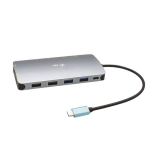 I-TEC NANO DOCKING STATION USB-C CON 3 DISPLAY, POWER DELIVERY 100W, RIVESTIMENTO IN METALLO